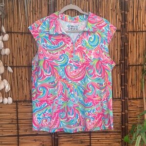 IBKUL Multicolor Paisley Sleeveless Top